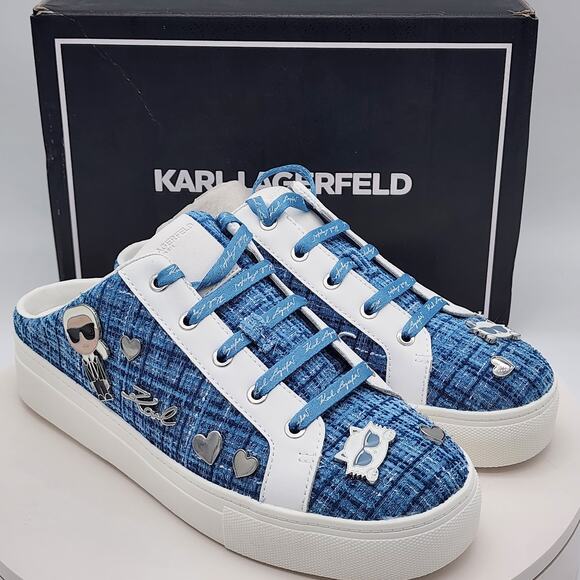 Karl Lagerfeld Paris Shoes - NEW - Karl Lagerfeld Paris Cambria Mule Women's Slip-On Sneakers- Size 8.5